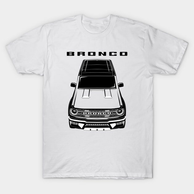 Ford Bronco Black Top 2021 T-Shirt by V8social